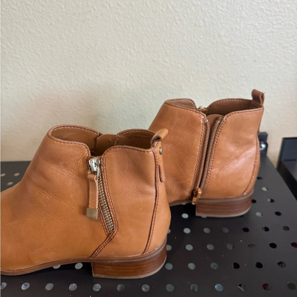 Aldo Tan Leather Ankle Booties - Picture 4 of 7